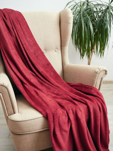 Покрывало коралфлис 150*200 Бордо