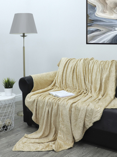 Плед Абсолют 150*200 тисненая фланель TF FNЕ BE 61 1520