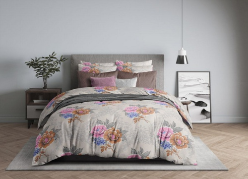 КПБ 1.5сп Бязь Flower Palette 1059