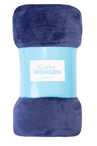 Покрывало коралфлис 150*200 Синий принт