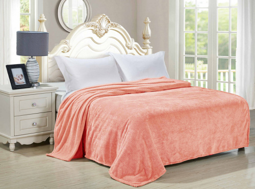 Покрывало Фланель жаккард 150*200 Щербет